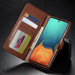 Leather Wallet Case for S23 S22 S21 Samsung Galaxy - All Things Essential