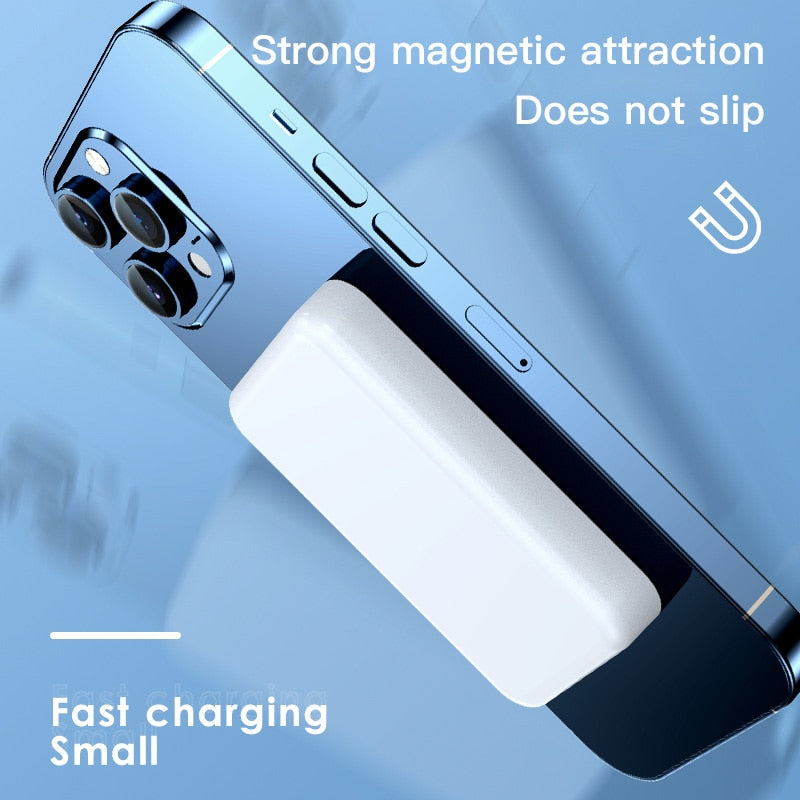 20000mAh Magnetic Power Wireless Fast Charge iPhone - All Things Essential