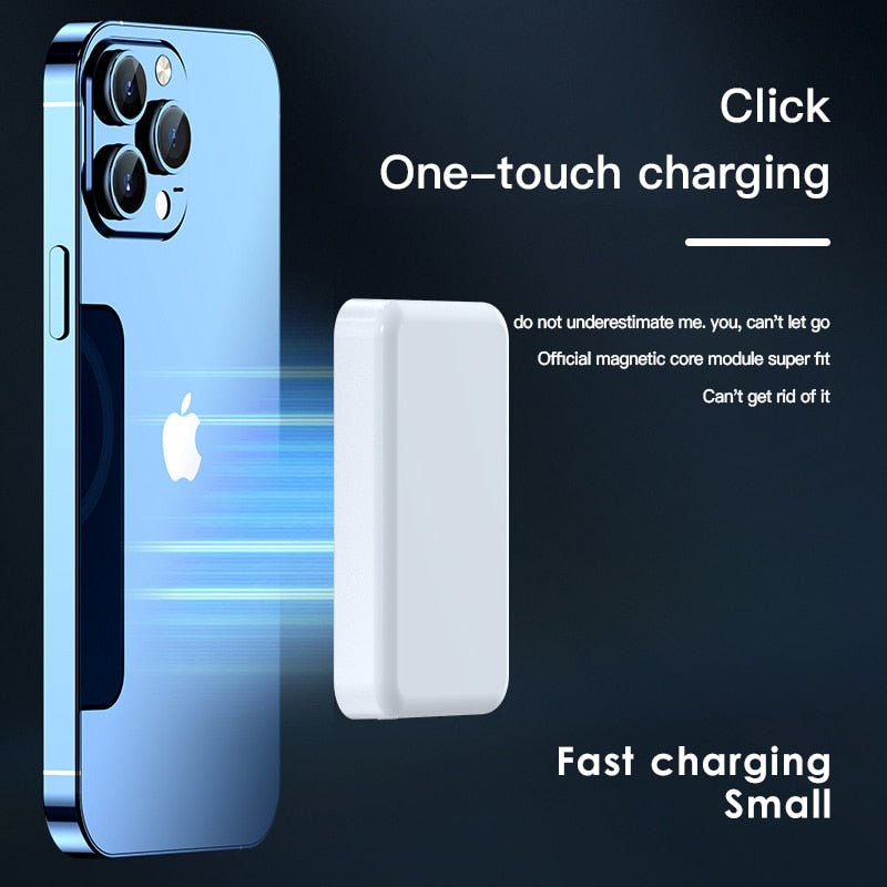 20000mAh Magnetic Power Wireless Fast Charge iPhone - All Things Essential